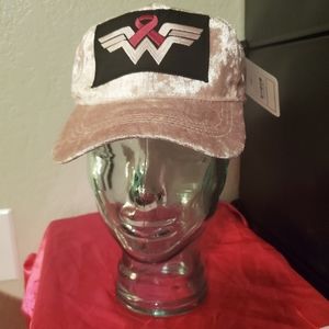 Pink velvet cap breast cancer